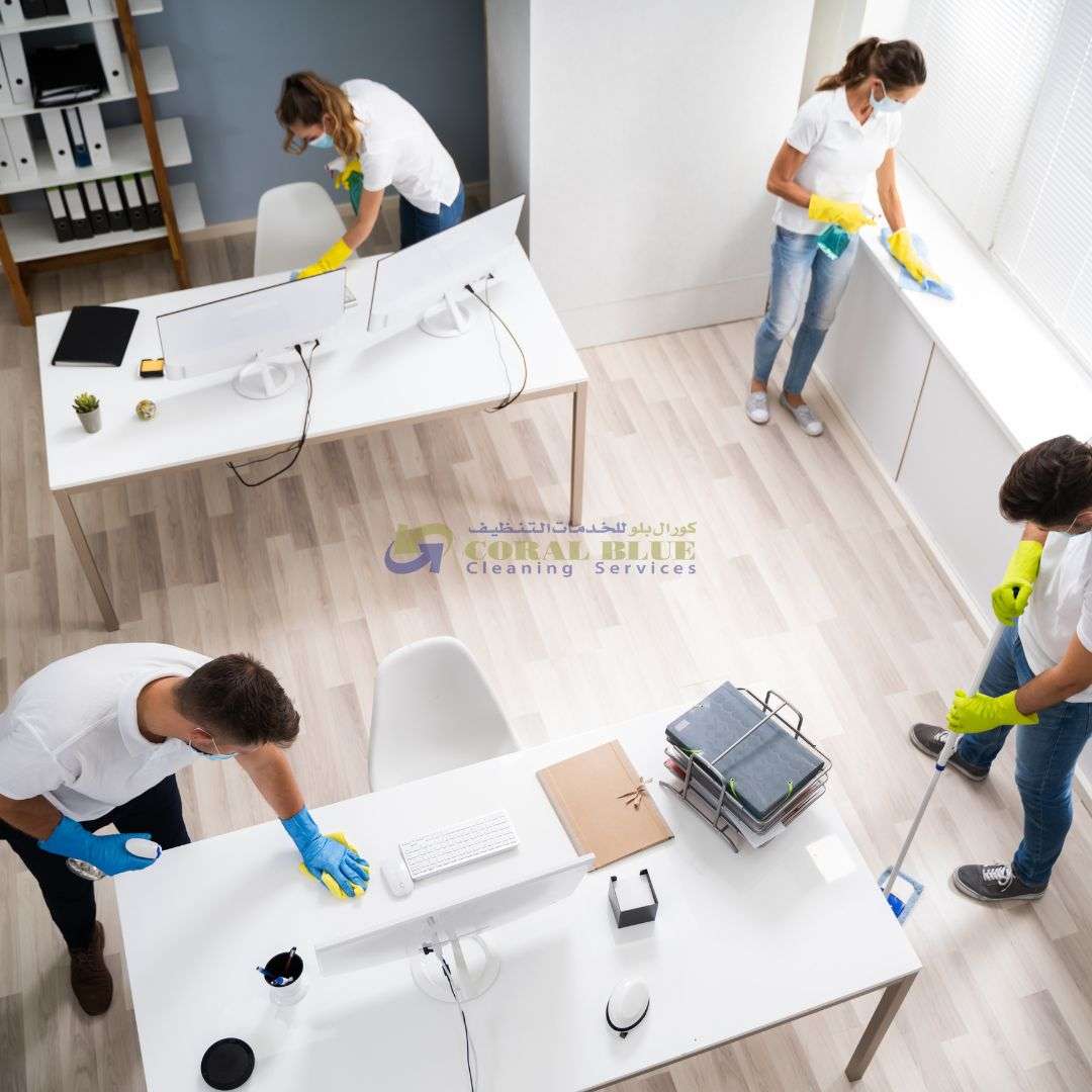 Coral Blue Cleaning Team On-Site in Dubai